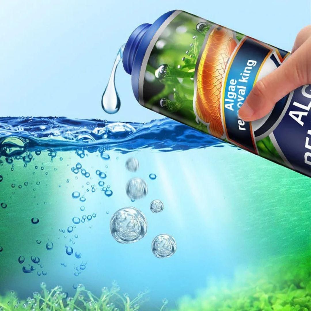 Algae Remover Fish Tank Removes Green Algae Fish Pond Algaecide Moss Removal